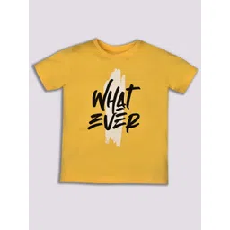 YK Boys Typography Printed Round Neck Cotton T-shirt-picture-57