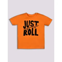 YK Boys Typography Printed Round Neck Cotton T-shirt-picture-17