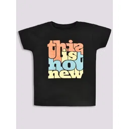 YK Boys Typography Printed Round Neck Cotton T-shirt-picture-39
