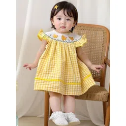 YK Checked A-Line Dress-picture-37