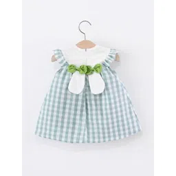 YK Checked A-Line Dress-picture-25