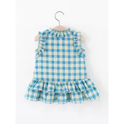 YK Checked Drop-Waist Dress-picture-26