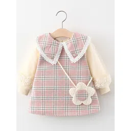 YK Checked Fit & Flare Dress-picture-36