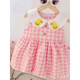 YK Checked Fit & Flare Dress-picture-18