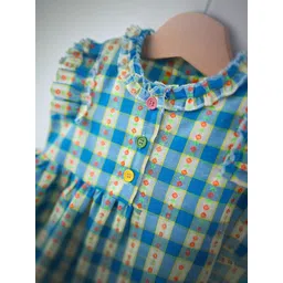 YK Checked Fit & Flare Dress-picture-19