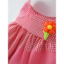 YK Checked Peplum Dress-picture-30