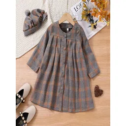 YK Checked Shirt Dress-picture-20