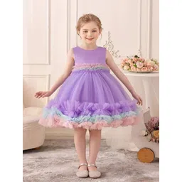 YK Colourblocked A-Line Dress-picture-43