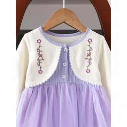 YK Colourblocked Fit & Flare Dress-picture-53