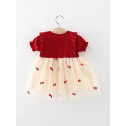 YK Embellished Colourblocked Fit & Flare Dress-picture-55