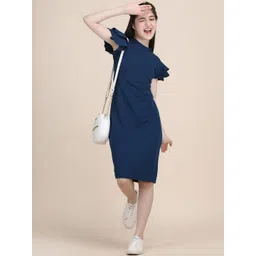 YK Flared Sleeve Formal Fit & Flare Dress image 2