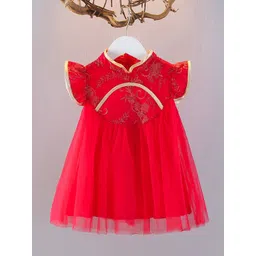 YK Floral Fit & Flare Dress-picture-20