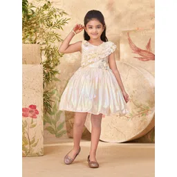 YK Floral Flutter Sleeve Fit & Flare Midi Dress-picture-21