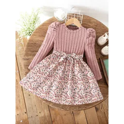 YK Floral Print Fit & Flare Dress-picture-44