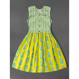 YK Floral Print Fit & Flare Dress-picture-37