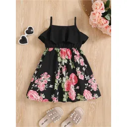 YK Floral Print Fit & Flare Dress-picture-32
