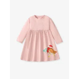 YK GairlsFit and Flare Knee LeanthDress-picture-41