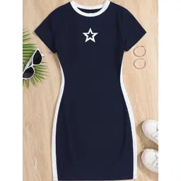 YK Girls Blue Dresses-picture-45