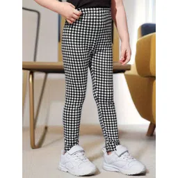 YK Girls Checked Smart Slim Fit Trousers-picture-15