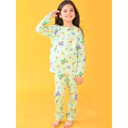 YK Girls Conversational Printed Pure Cotton Night suit-picture-10