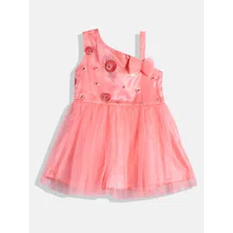 YK Girls Embellished A-Line Dress with Bow Detail-picture-27