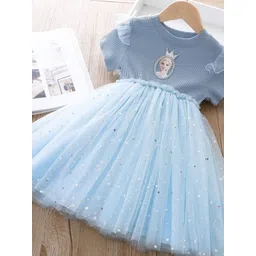 YK Girls Embellished Fit and Flare Dress-picture-38