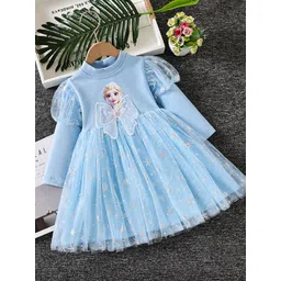 YK Girls Fit & Flare Dress-picture-24