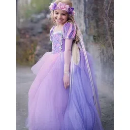 YK Girls Fit & Flare Maxi Dress-picture-41