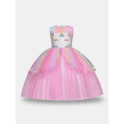 YK Girls Fit & Flare Maxi Dress-picture-26