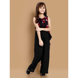 YK Girls Floral Printed Ruffled Playsuit-picture-32