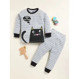 YK Girls Graphic Printed Night suit-picture-21