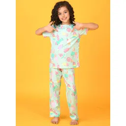 YK Girls Graphic Printed Pure Cotton Night suit-picture-44