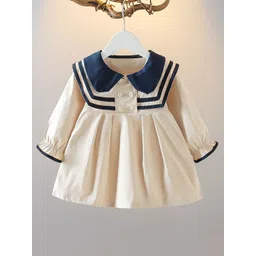 YK Girls Peter Pan Fit & Flare Dress-picture-39