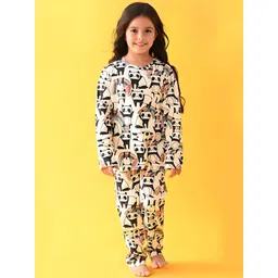 YK Girls Printed Night suit-picture-21