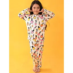 YK Girls Printed Night suit-picture-25
