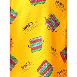 YK Girls Printed Night suit image 5