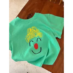 YK Girls Printed Raw Edge T-shirt-picture-43