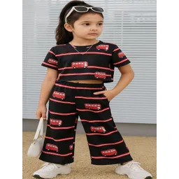 YK Girls Printed T-shirt with Palazzos-picture-39