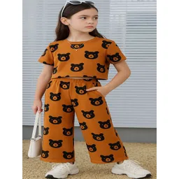 YK Girls Printed T-shirt with Palazzos-picture-46