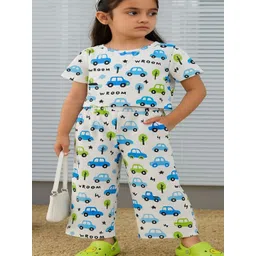 YK Girls Printed T-shirt with Palazzos-picture-24