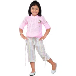 YK Girls Printed Top with Capris-picture-36