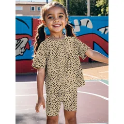 YK Girls Printed Top With Shorts-picture-24