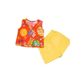 YK Girls Printed Top with Shorts-picture-33