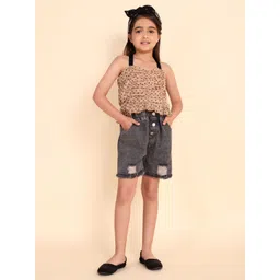 YK Girls Printed Top with Shorts-picture-28