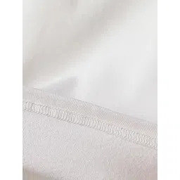 YK Girls Ribbed Peter Pan Collar Lace-Up Cotton Top image 4