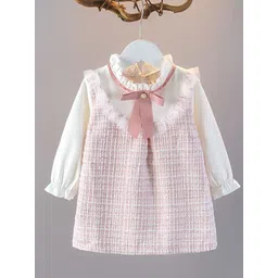 YK Girls Self Design A-Line Dress-picture-42