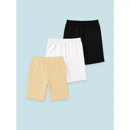 YK Girls Slim Fit 100% Cotton Cycling Shorts-picture-14