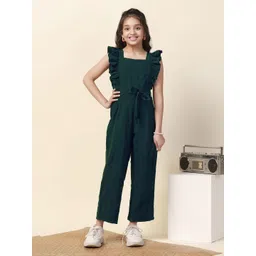 YK Girls Square Neck Basic Jumpsuit-picture-39