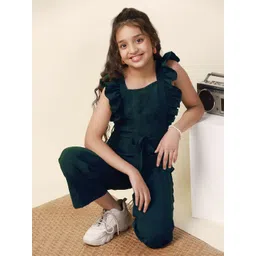 YK Girls Square Neck Basic Jumpsuit image 3