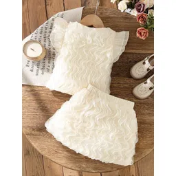 YK Girls Square Neck Top With Skirt-picture-13